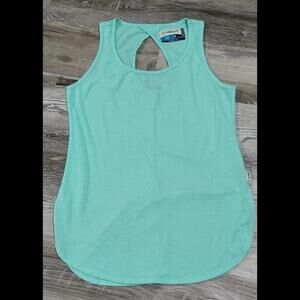 Magellan Tank Top Womens Extra Small Aqua Blue Fishing Gear Classic Fit